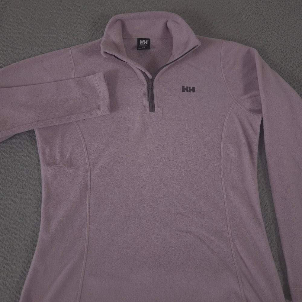 Helly Hansen Pullover Womens Large Lavender Daybreaker 1/2‎ Zip Polartec Fleece